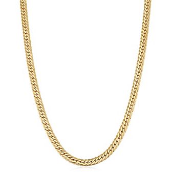 Fremada 14k Gold Filled 3.9-mm Bombay Curb Chain Necklace
