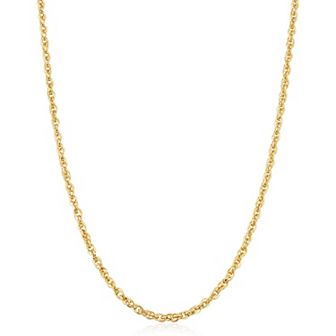 Fremada 14k Gold Filled 2.4-mm Double Cable Chain Necklace