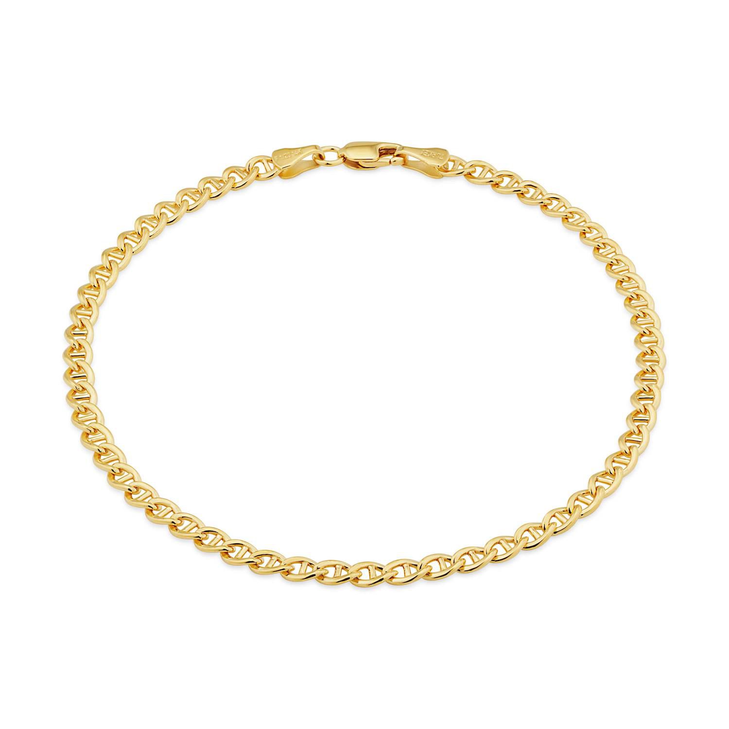 Fremada 14k Gold Filled 2.6-mm Mariner Chain Bracelet - Gold Tone (7")