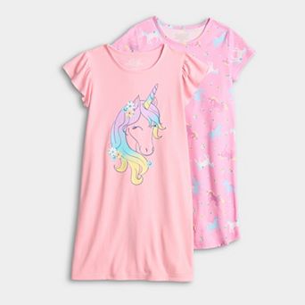 Girls 4-12 Cuddl Duds® 2-Pack Gowns