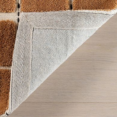 RugsUSA Gretchen Checked Wool Area Rug