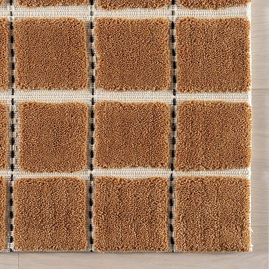 RugsUSA Gretchen Checked Wool Area Rug