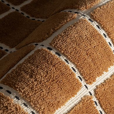 RugsUSA Gretchen Checked Wool Area Rug