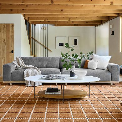 RugsUSA Gretchen Checked Wool Area Rug