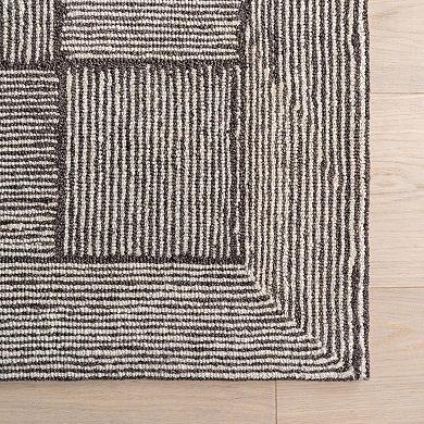 RugsUSA Milo Tiled Wool Area Rug