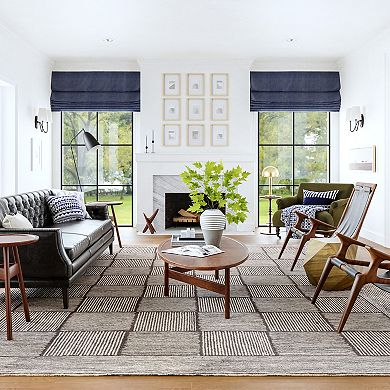 RugsUSA Milo Tiled Wool Area Rug