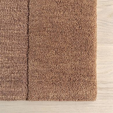 RugsUSA Elliot Checkered Wool Area Rug