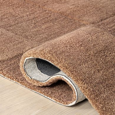 RugsUSA Elliot Checkered Wool Area Rug
