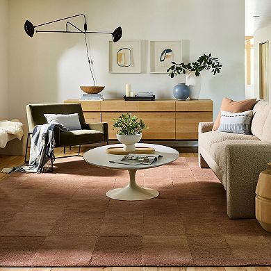 RugsUSA Elliot Checkered Wool Area Rug