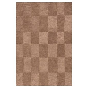 RugsUSA Elliot Checkered Wool Area Rug