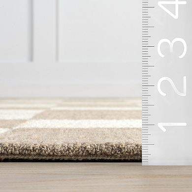 RugsUSA Caitlin Geometric Wool Area Rug