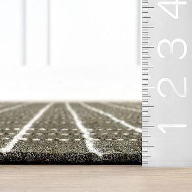 Rugs USA Charlie Plaid Wool & Cotton Rug