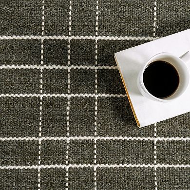 Rugs USA Charlie Plaid Wool & Cotton Rug