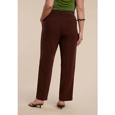 ELOQUII Women's Plus Size The 365 Straight Leg Pant