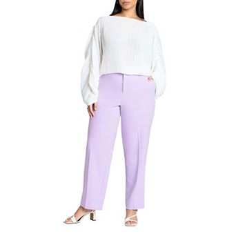 ELOQUII Women's Plus Size The 365 Straight Leg Pant