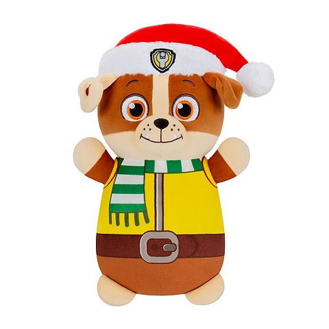 Детские мягкие игрушки Paw Patrol Hugmees Rubble Holiday Medium Plush Toy