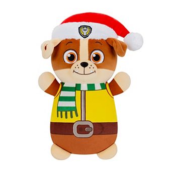 Paw Patrol Hugmees Rubble Holiday Medium Plush Toy