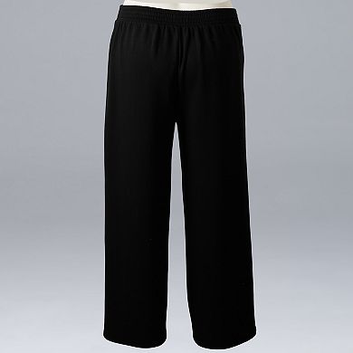 Plus Size Simply Vera Vera Wang High Rise Wide Leg Pants
