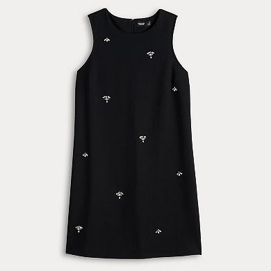 Petite Simply Vera Vera Wang Jeweled Shift Dress