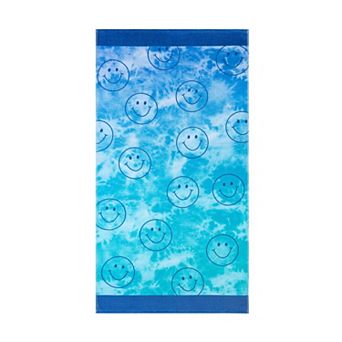 The Big One® Smiley Tie Dye Beach Towel