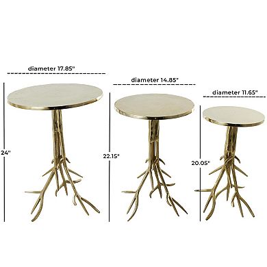 Stella & Eve 3-pc. Textured Tree Branch Leg End Table Set