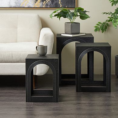 Stella & Eve 3-pc. Arched Cutout End Table Set