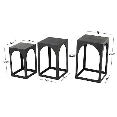 Stella & Eve 3-pc. Arched Cutout End Table Set