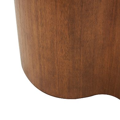 Stella & Eve Wood Heart Accent Table