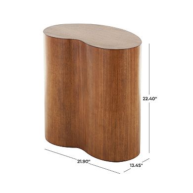 Stella & Eve Wood Heart Accent Table