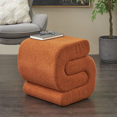 Stella & Eve S-Shaped Polyester Room Ottoman with Connected Arches