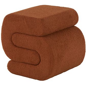 Stella & Eve S-Shaped Polyester Room Ottoman with Connected Arches