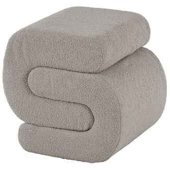 Stella & Eve S-Shaped Polyester Room Ottoman with Connected Arches