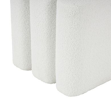 Stella & Eve C-Shaped Polyester Room Ottoman with Connected Arches