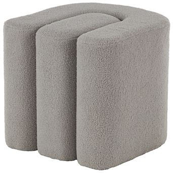 Stella & Eve C-Shaped Polyester Room Ottoman with Connected Arches