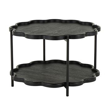 Stella & Eve Floral Inspired 2 tier Coffee Table
