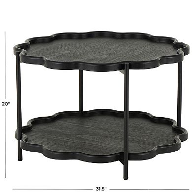 Stella & Eve Floral Inspired 2-Tier Coffee Table