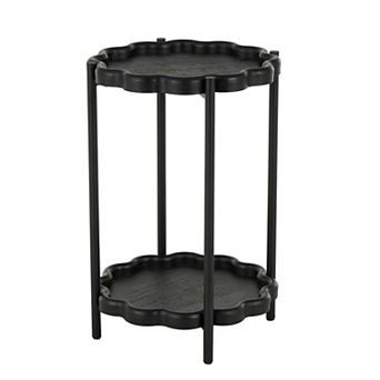 Stella & Eve Floral Inspired 2 tier End Table