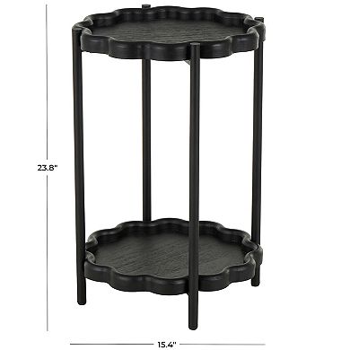 Stella & Eve Floral Inspired 2-Tier End Table