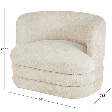 Stella & Eve Arched Swivel Accent Chair