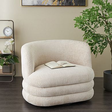 Stella & Eve Arched Swivel Accent Chair