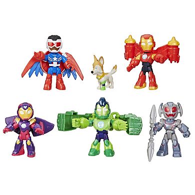 Hasbro Marvel Iron Man & His Awesome Friends Armored-Up 6-pc. Action Figure Pack