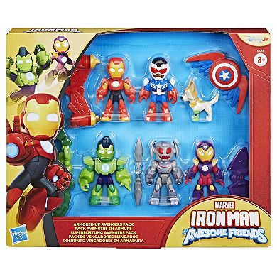 Hasbro Marvel Iron Man & His Awesome Friends Armored-Up 6-pc. Action Figure Pack