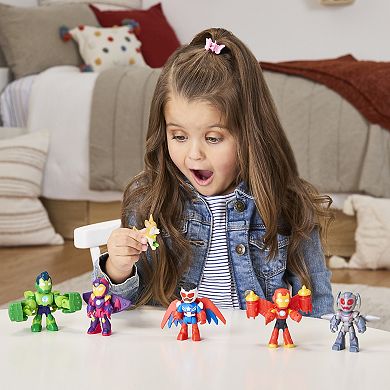 Hasbro Marvel Iron Man & His Awesome Friends Armored-Up 6-pc. Action Figure Pack