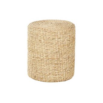 Stella & Eve Woven Seagrass Drum Accent Table