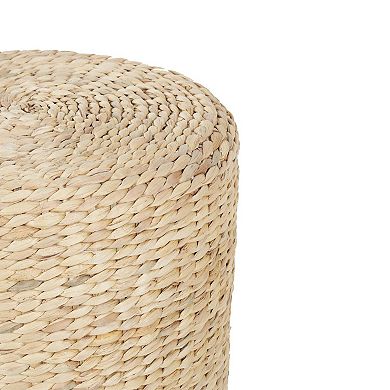 Stella & Eve Woven Seagrass Drum Accent Table