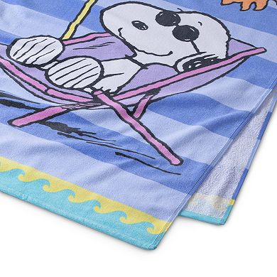 The Big One® Peanuts Snoopy & Woodstock Lounging Beach Towel