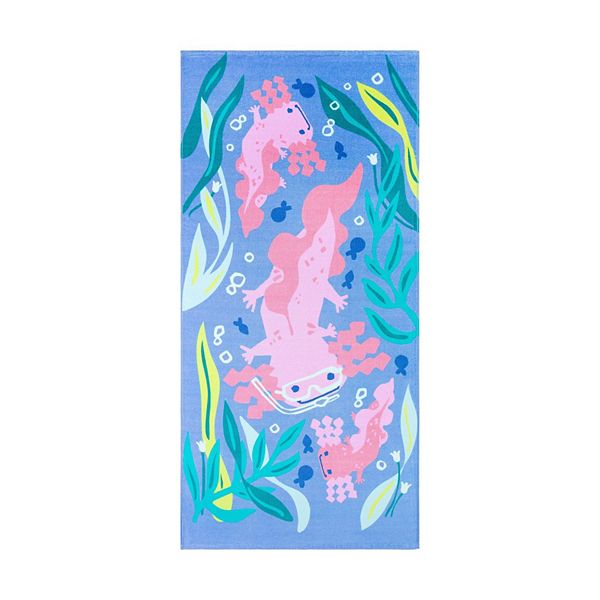 GOD ONLY KNOWS ☺︎︎︎︎SIGNATURELOGOBEACH TOWEL The Big One® Kids Axolotl Beach Towel