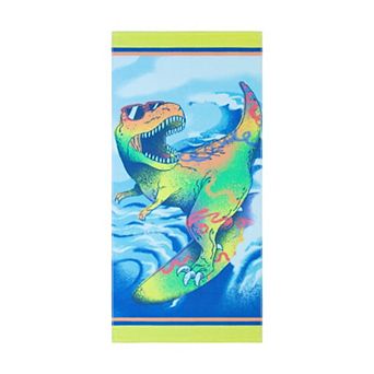 The Big One® Kids Surfing Dino Beach Towel