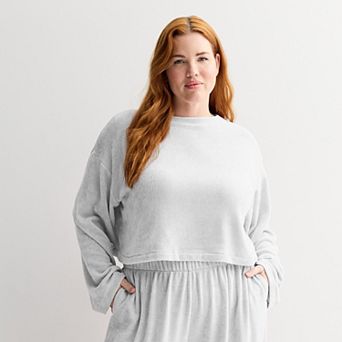 Women's Sonoma Goods For Life® Chenille Long Sleeve Sleep Top