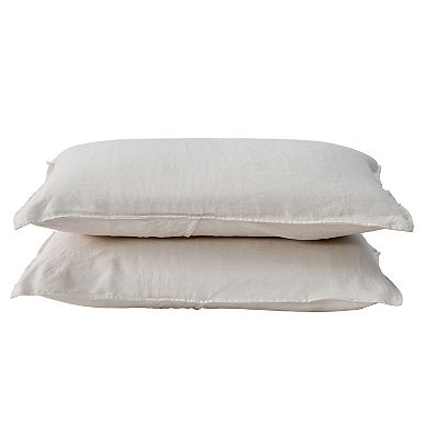 Verlee Washed European Linen 2-pack Sham Set